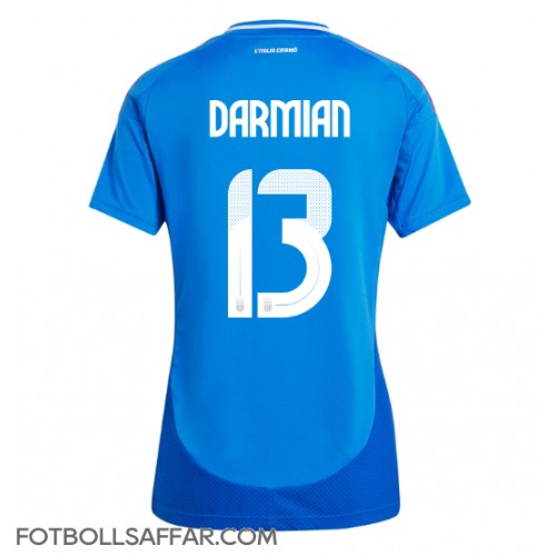 Italien Matteo Darmian #13 Hemmatröja Dam EM 2024 Kortärmad